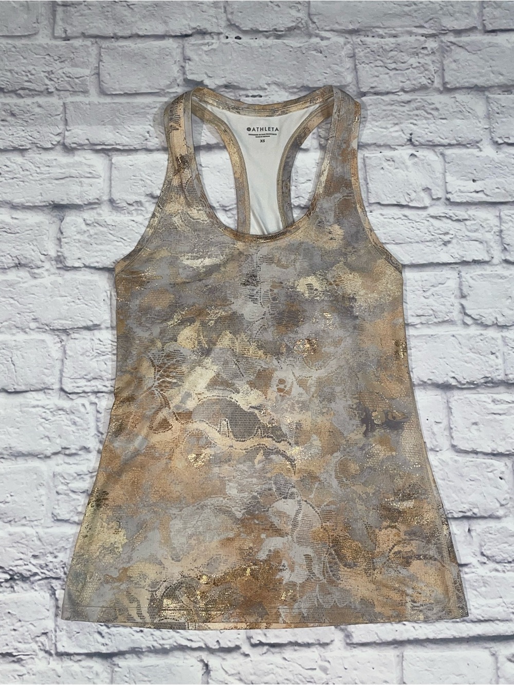 Athleta Shanti Gilded Racerback Tank. XS